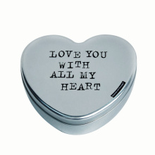 Heart Shape Candy tin box chocolate tin box gift packing tin box